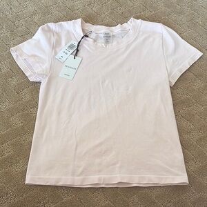 Aritzia Seamless Short Sleeve Tee - Shy Pink (M)